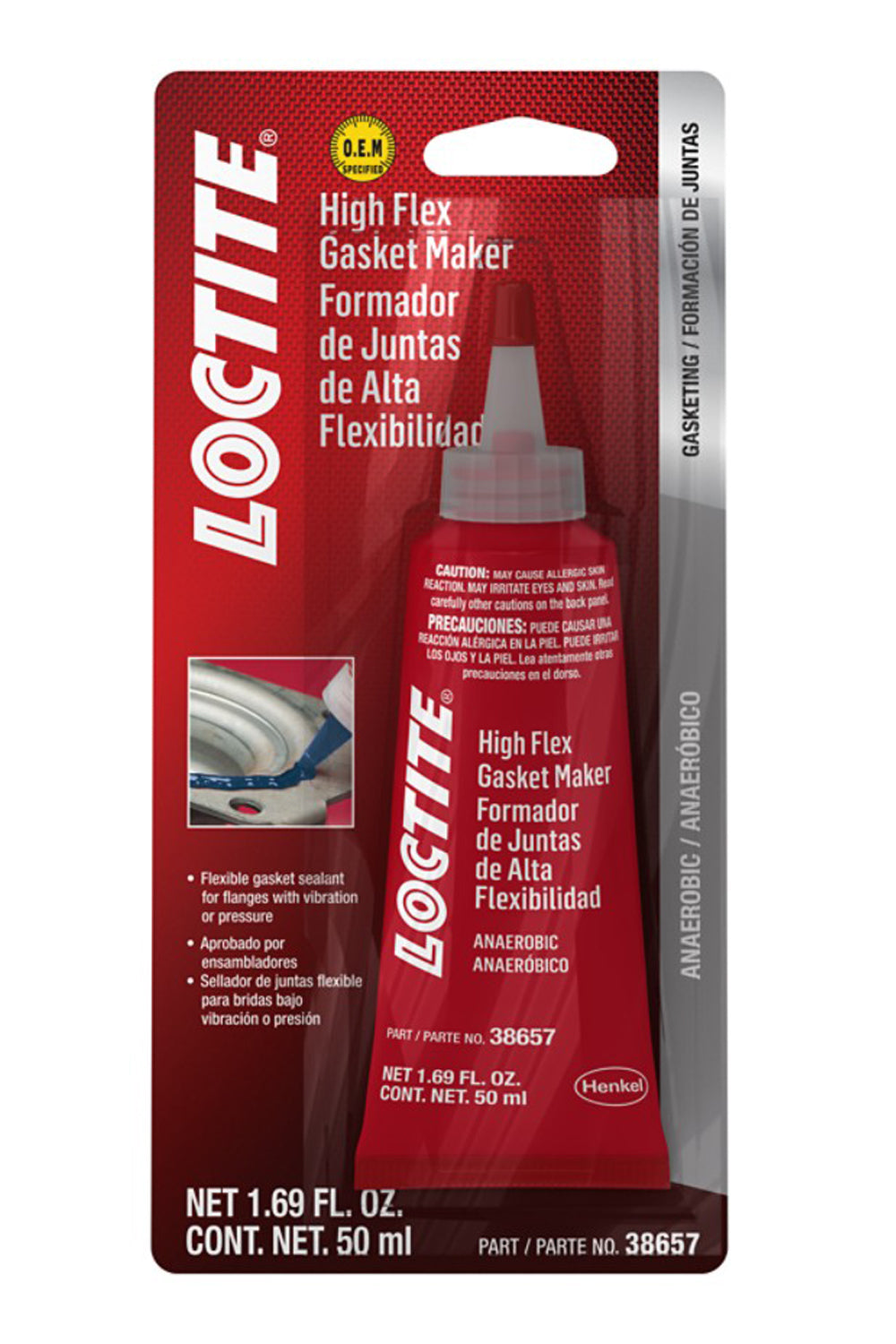 Loctite High Flex Gasket Maker 50ml/1.69oz LOC555354