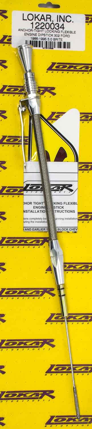 Lokar Anchor Tight Locking Oil Dipstick Ford 5.0L LOK1220034