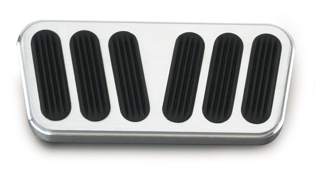 Lokar 55-57 Chevy Billet Power Brake Pedal Pad w/rubber LOKBAG-6078