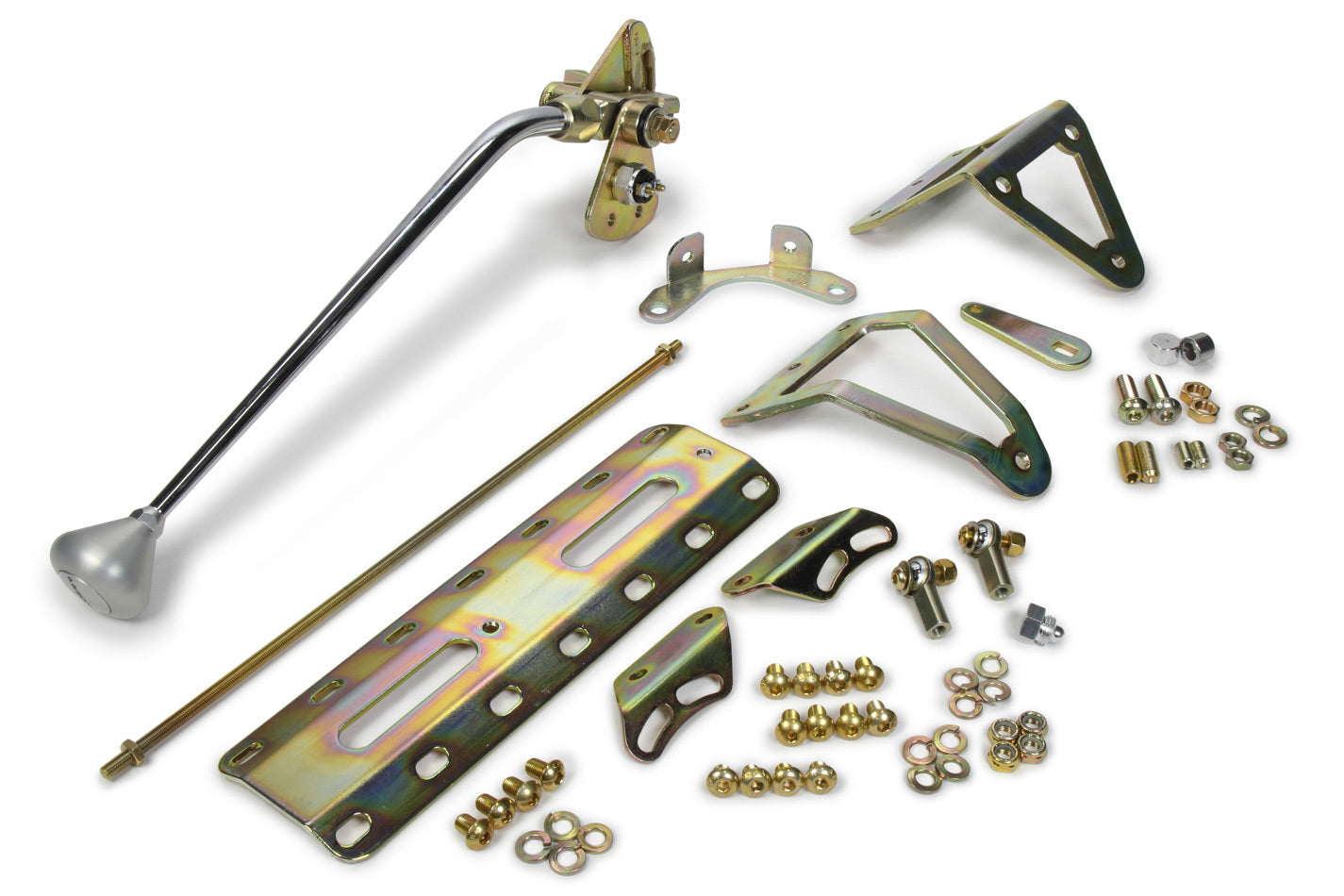 Lokar 16in TH-350 Shifter w/ Brushed Alu. Mush. Knob LOKCM350BM