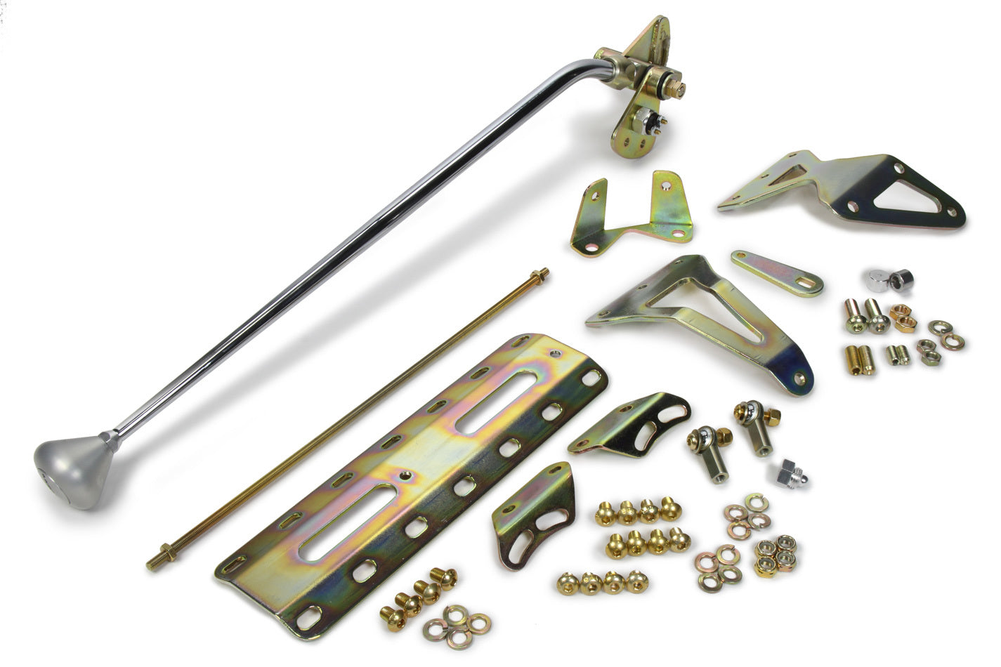 Lokar 23in TH-400 Shifter w/ Brushed Alu. Mush. Knob LOKCM400AM