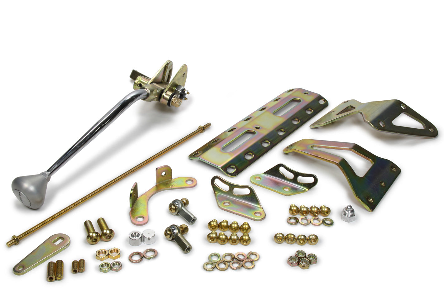 Lokar 12in 700-R4 Shifter w/ Brushed Alum. Mush. Knob LOKCM700CM