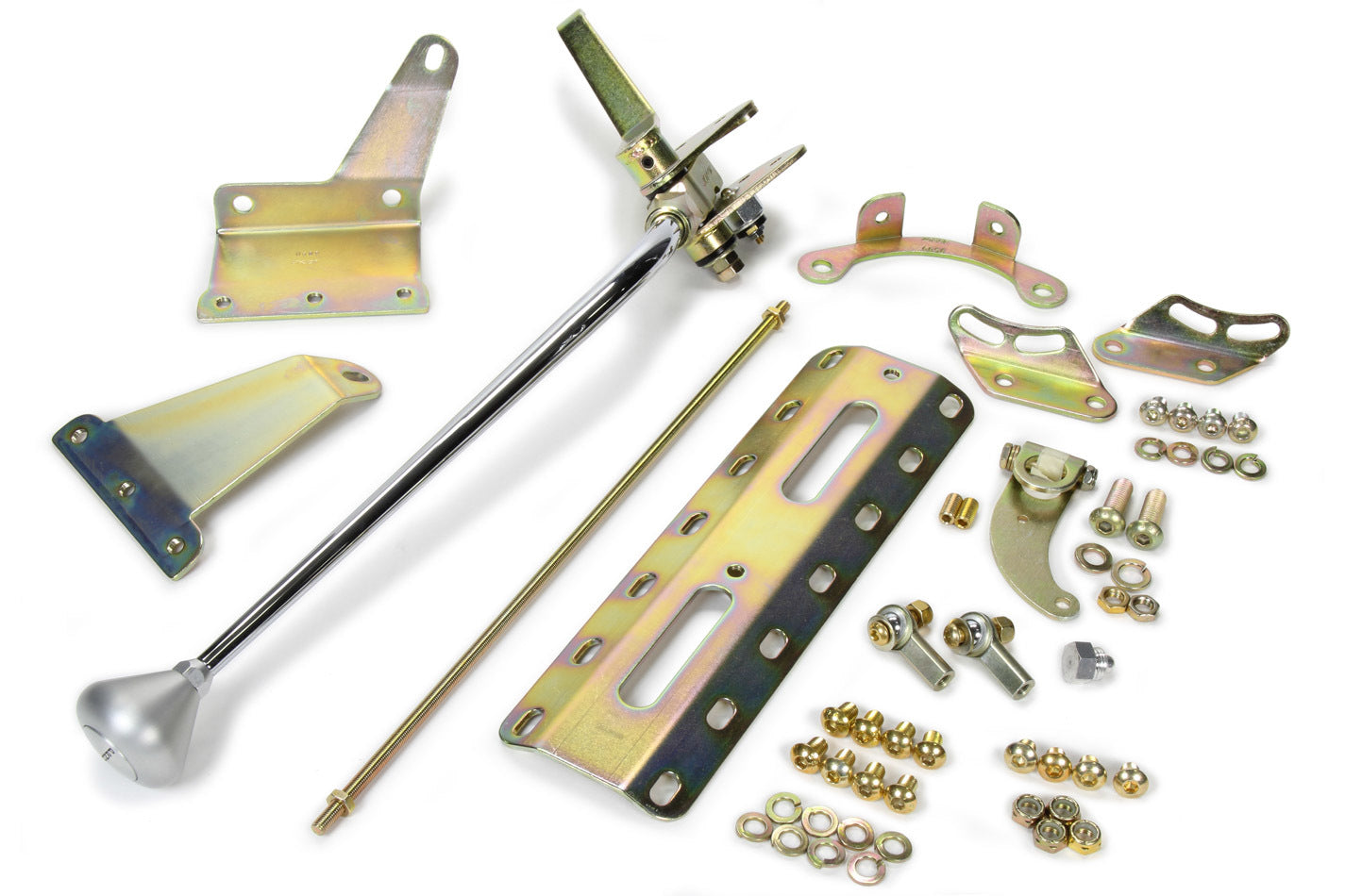 Lokar 16in C4 Shifter Brushed Mushroom Knob LOKCMC4BM