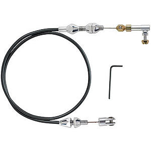 Lokar 36in Hi-Tech Throttle Cable Black Housing LOKTCP-1000U36