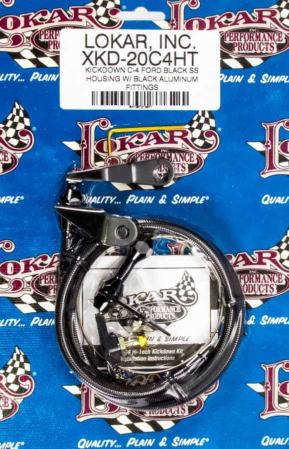 Lokar Black Kickdown Kit Ford C4 LOKXKD-20C4HT