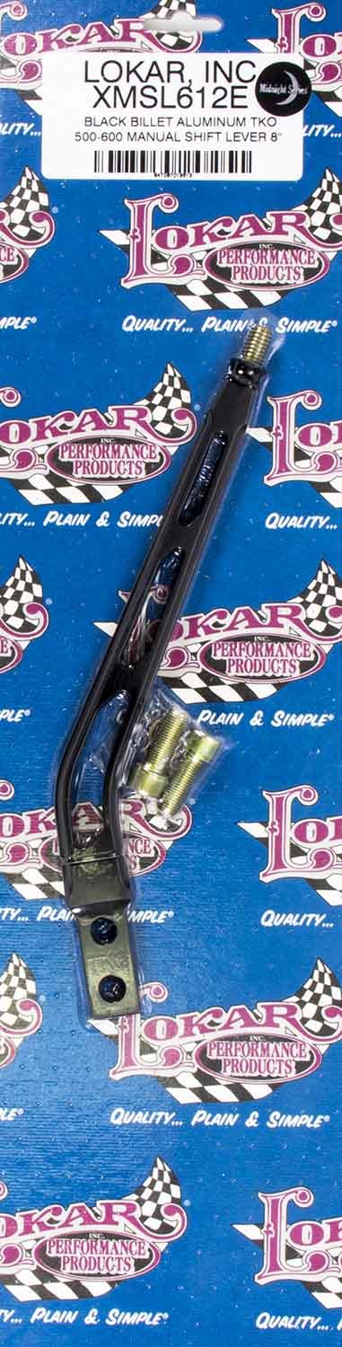 Lokar Shift Lever TKO 500-600 Aluminum 8in Black LOKXMSL612E
