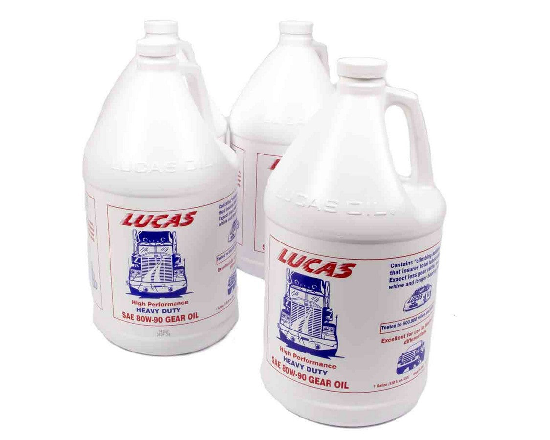 Lucas Oil 80w90 Gear Oil Cs/4-Gal LUC10046-4