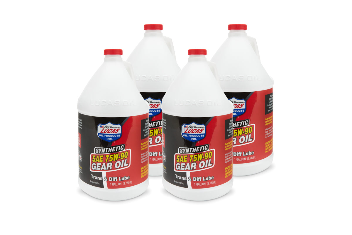 Lucas Oil 75w90 Trans/Diff Lube Case/4-Gal LUC10048-4