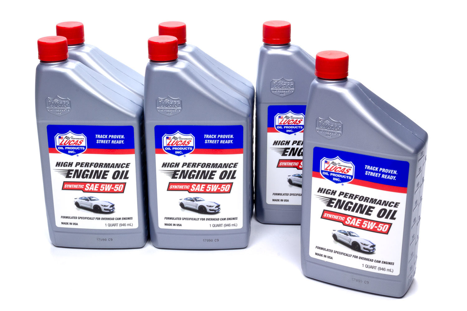 Lucas Oil Synthetic SAE 5w50 Oil Case 6 x 1 Quart LUC10101-6