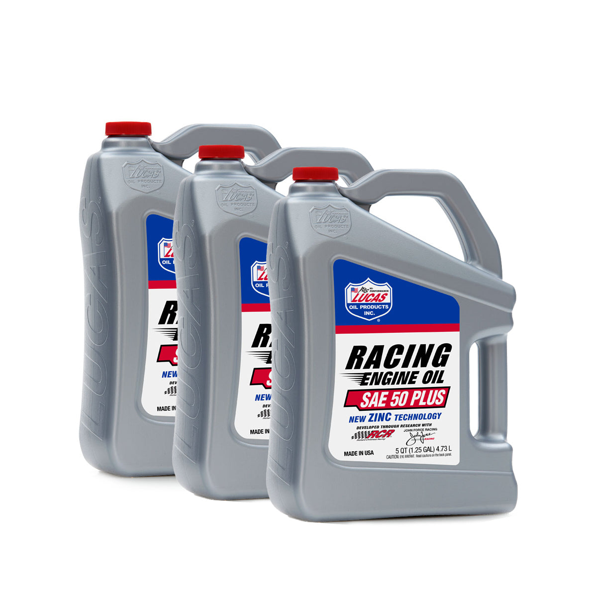 Lucas Oil 50 Plus Racing Motor Oil Case 3 x 5 Quart Bottles LUC10347-3