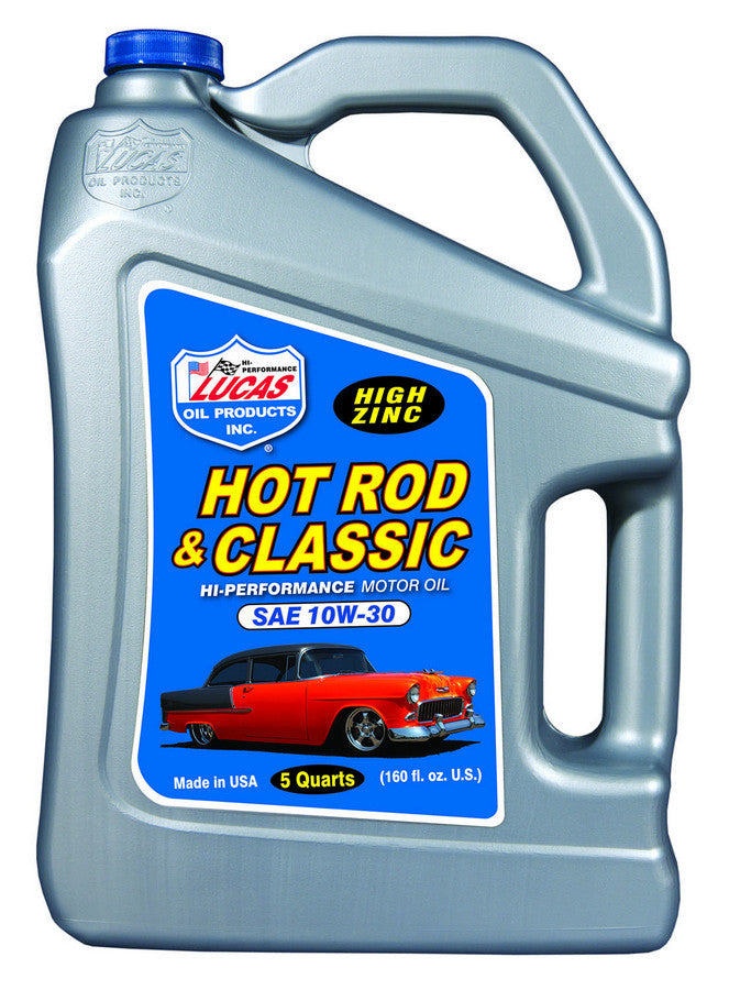 Lucas Oil 10w30 Petroleum Oil 5Qt Jug LUC10679