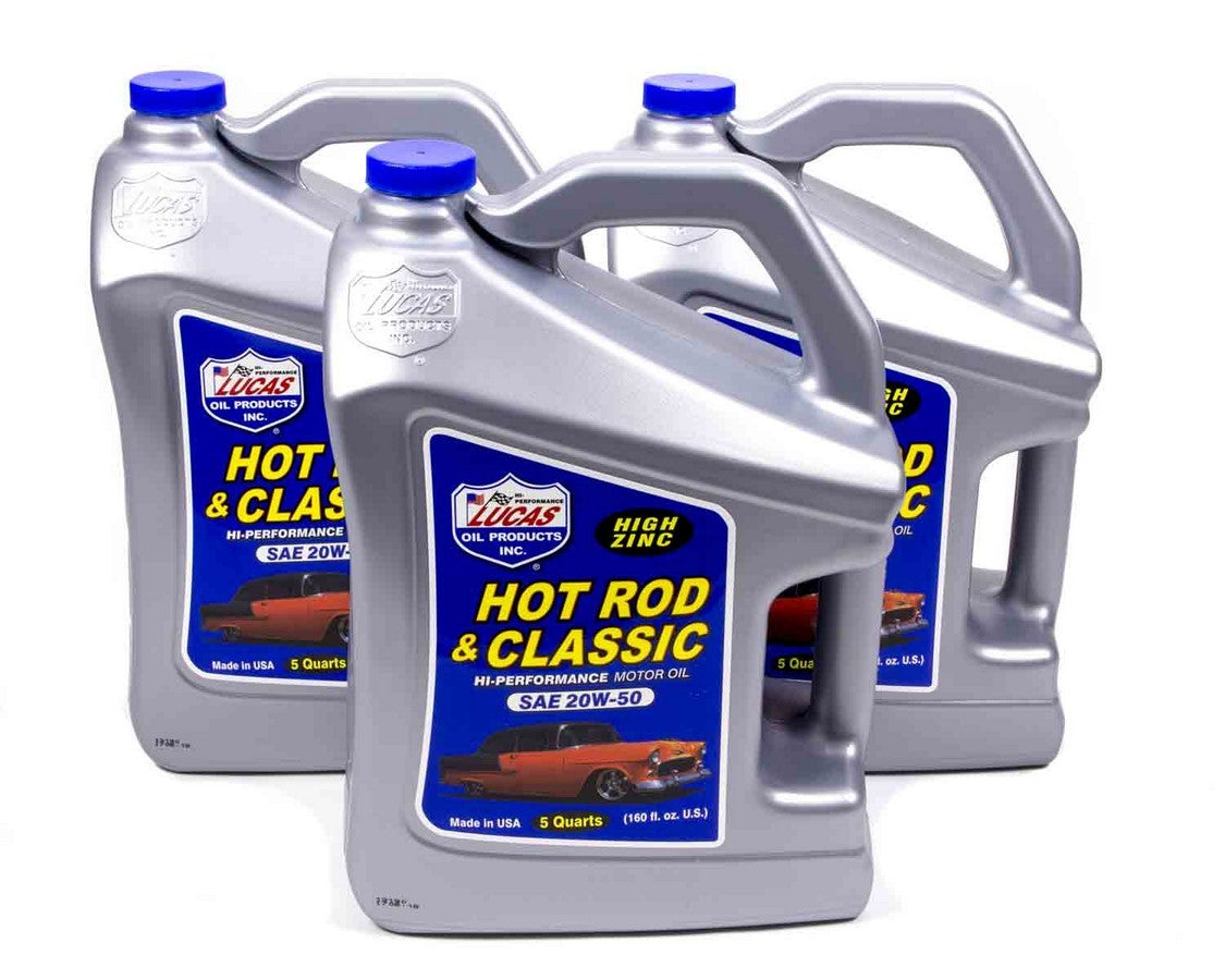 Lucas Oil 20w50 Petroleum Oil 3x5 Qt Jug LUC10684-3