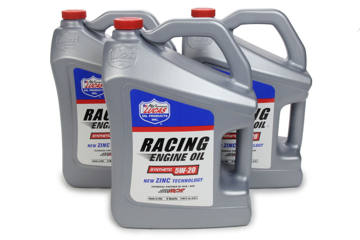 Lucas Oil 5w20 Synthetic Racing Oil Case 3 x 5 Quart LUC10884-3