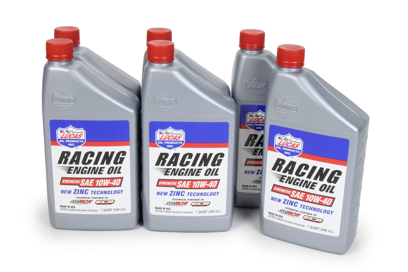 Lucas Oil 10w40 Synthetic Racing Oil Case 6 x 1 Quart LUC10942-6