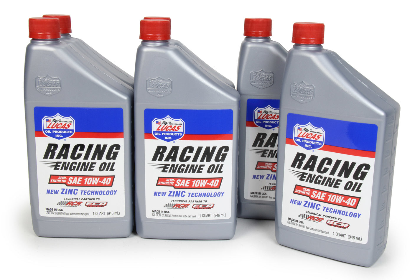 Lucas Oil 10w40 Semi Synthetic Racing Oil Case 6x1 Qt. LUC10943-6