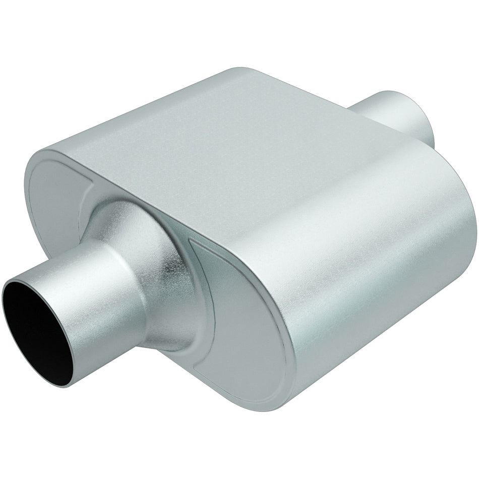 MagnaFlow Exhaust Products Rumble Aluminizd Muffler 2.5in Center In/Out MAGR27426