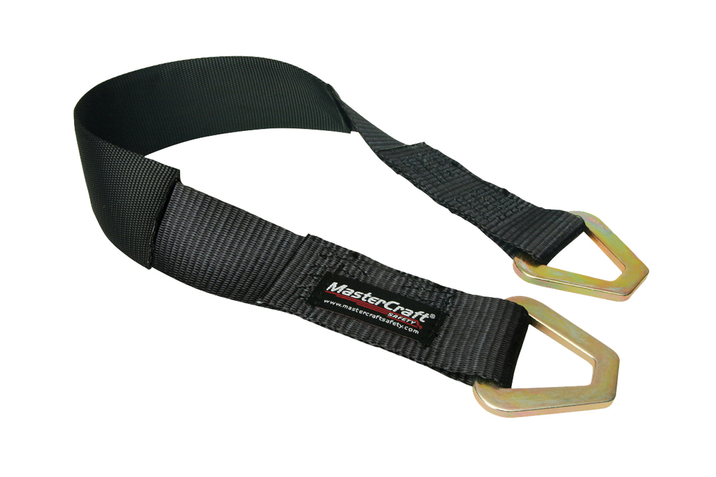Mastercraft 2in x 30in Axle Loop Strap w/Sleeve Black MAS400019