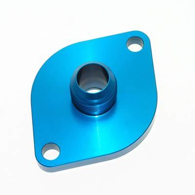 Meziere -12an Male Water Neck w/O-Ring - Blue MEZWN0912B