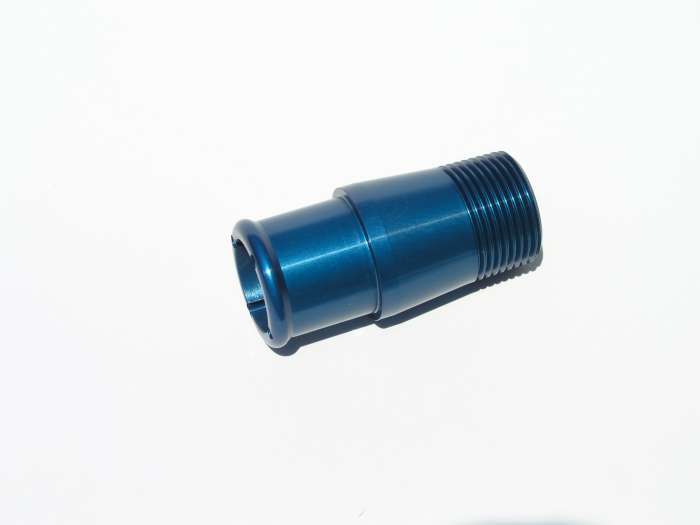 Meziere 1.25in Hose W/P Fitting Blue MEZWP1125B