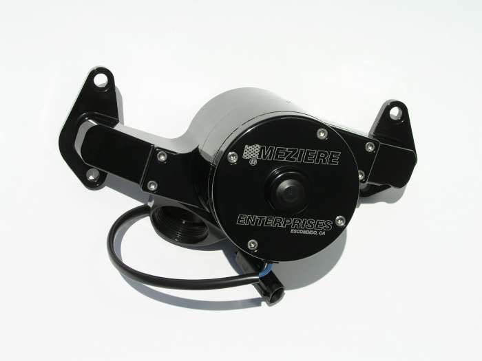Meziere BBF Billet Electric W/P - Hi-Flow - Black MEZWP308S