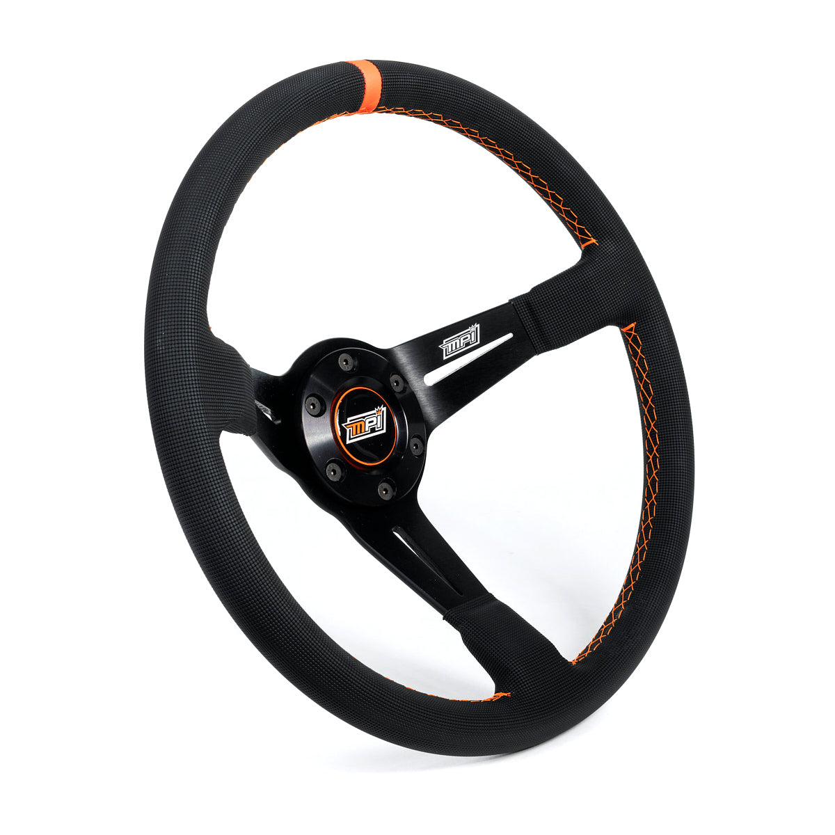MPI USA Steering Wheel Drift Car 14in Suede MPIMPI-DO-H60-PX