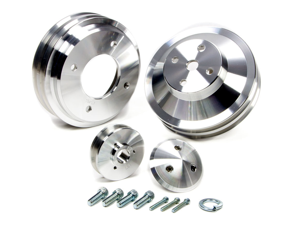 March Performance 70-78 BB Pontiac 3pcs Pulley Set MPP13030