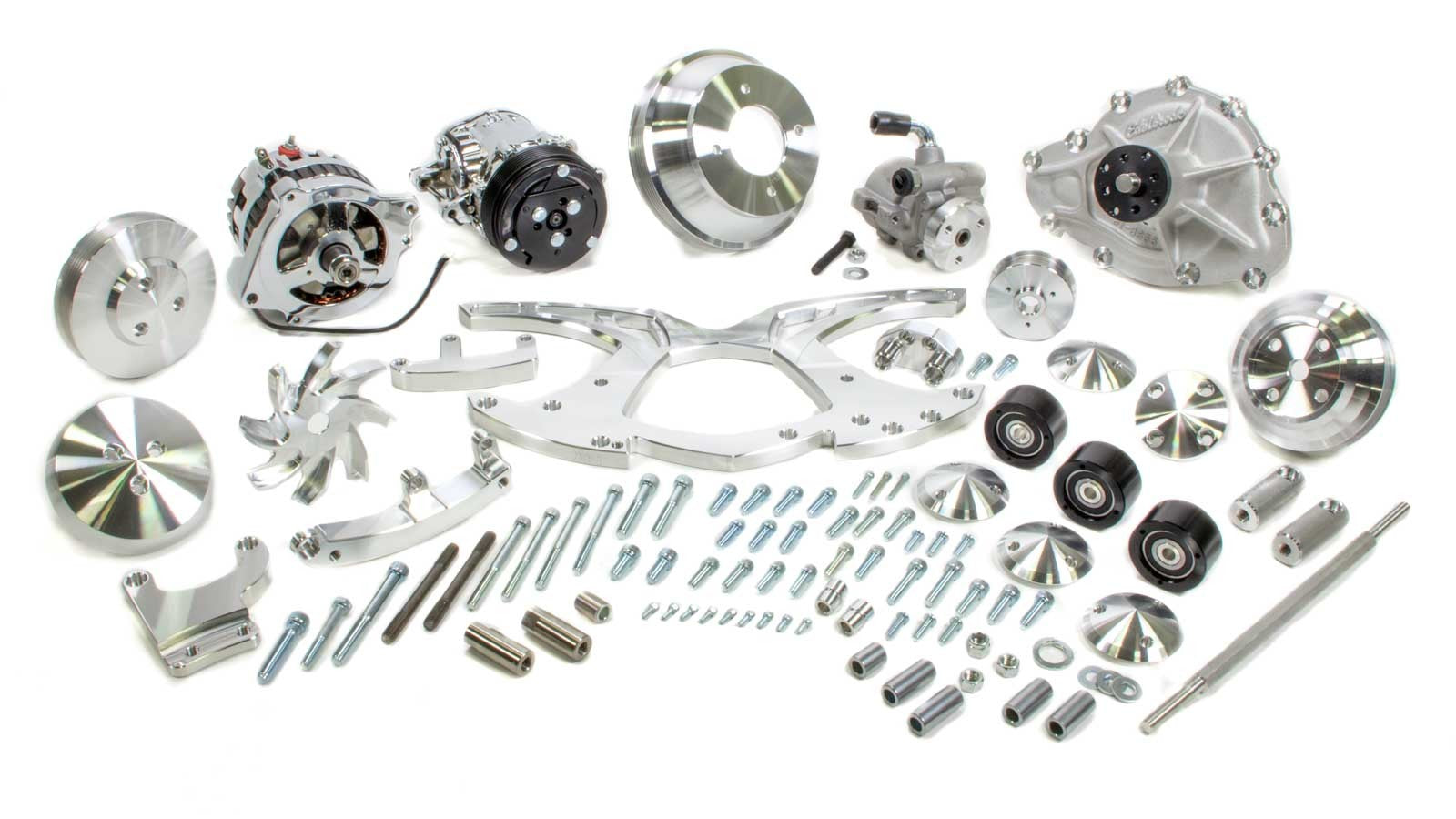 March Performance 70-up Firebird Style Trk System Alt A/C P/S W/P MPP13135