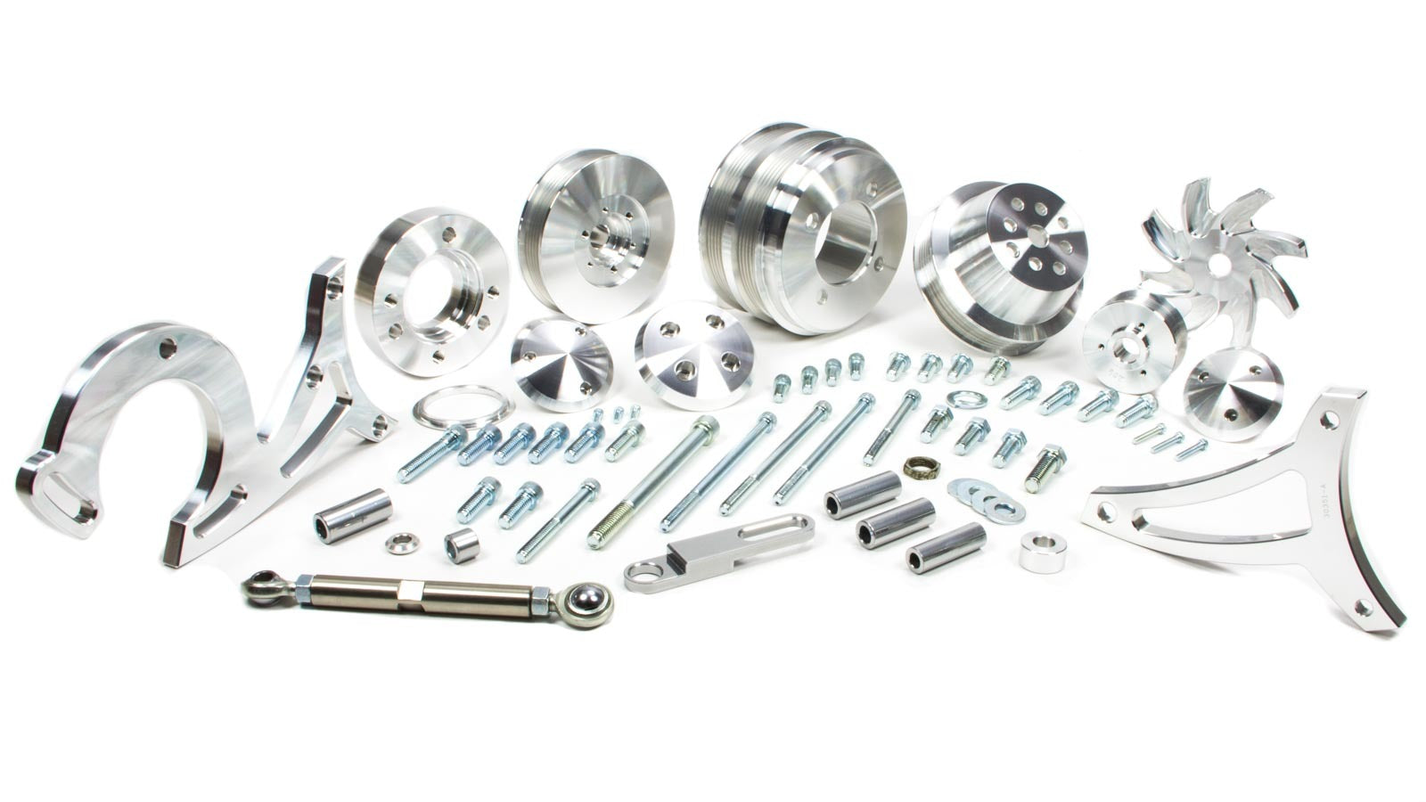 March Performance 65-69 SB Ford Serpentine Pulley Conversion Kit MPP30165