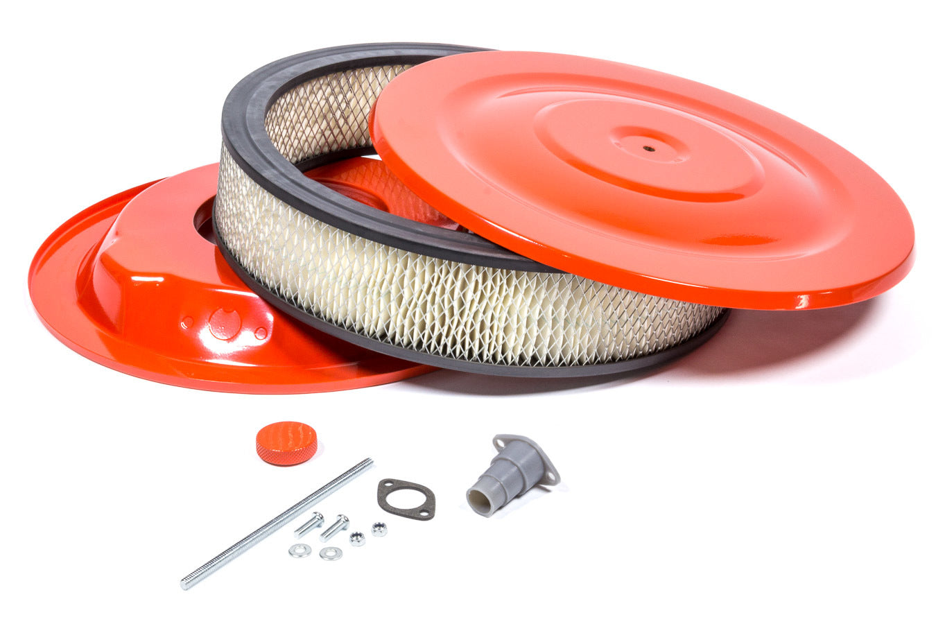 MR Gasket Easy Flow Air Cleaner 14 x 3 Orange MRG1403G