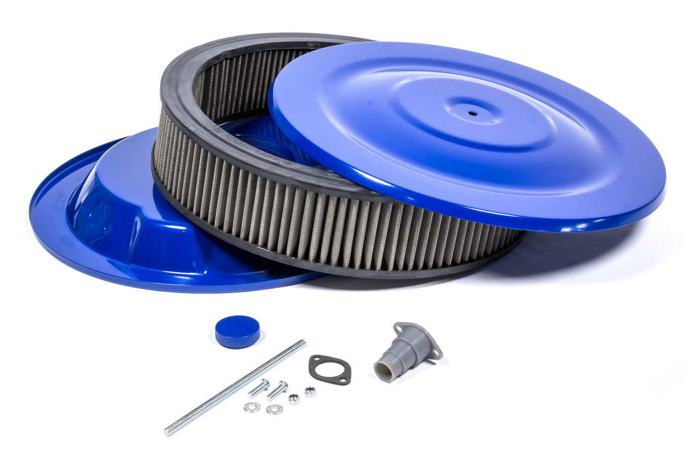 MR Gasket Easy Flow Air Cleaner 14 x 3 Blue MRG1414G