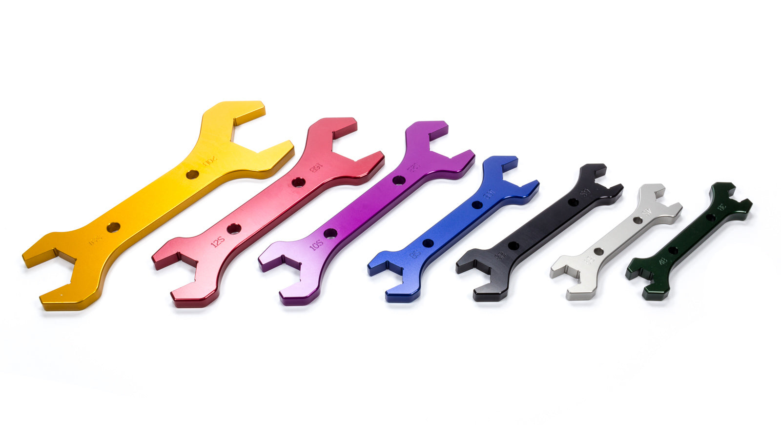 MR Gasket AN Aluminum Wrench Set 3an-20an MRG33200G