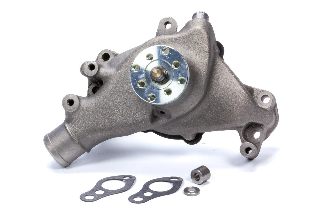 MR Gasket SBC Long Water Pump Iron w/Natural Finish MRG7012NG
