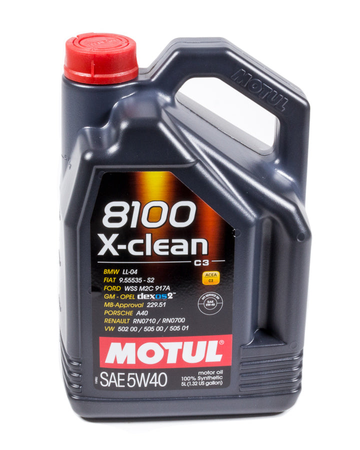 Motul 8100 X-Clean 5w40 5 Liter Dexos2 MTL102051
