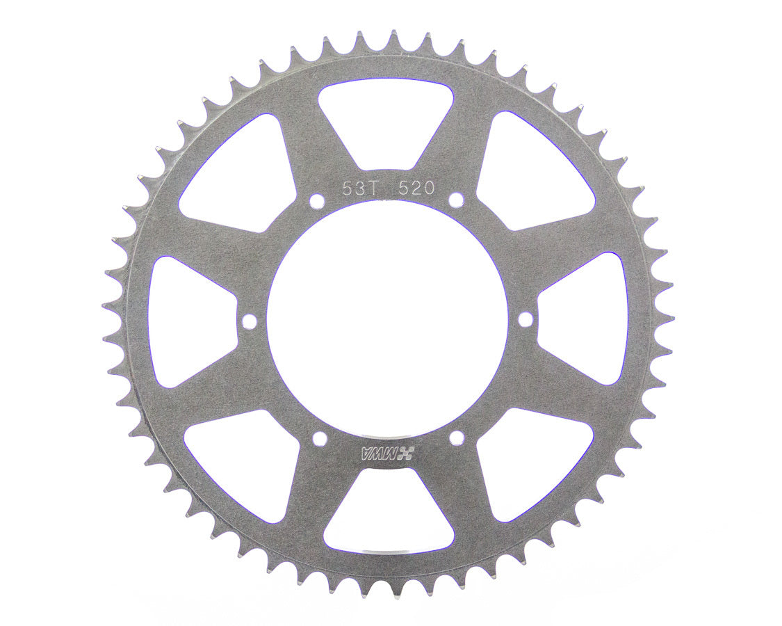 M and W Aluminum Products Rear Sprocket 53T 5.25 BC 520 Chain MWASP520-525-53T