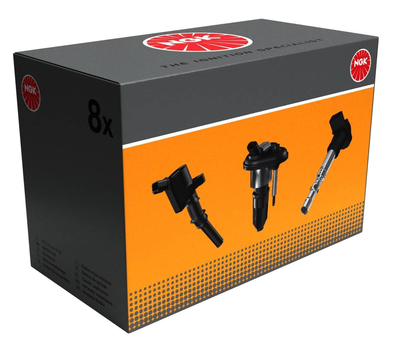 NGK Ignition Coil top view frsport 49172