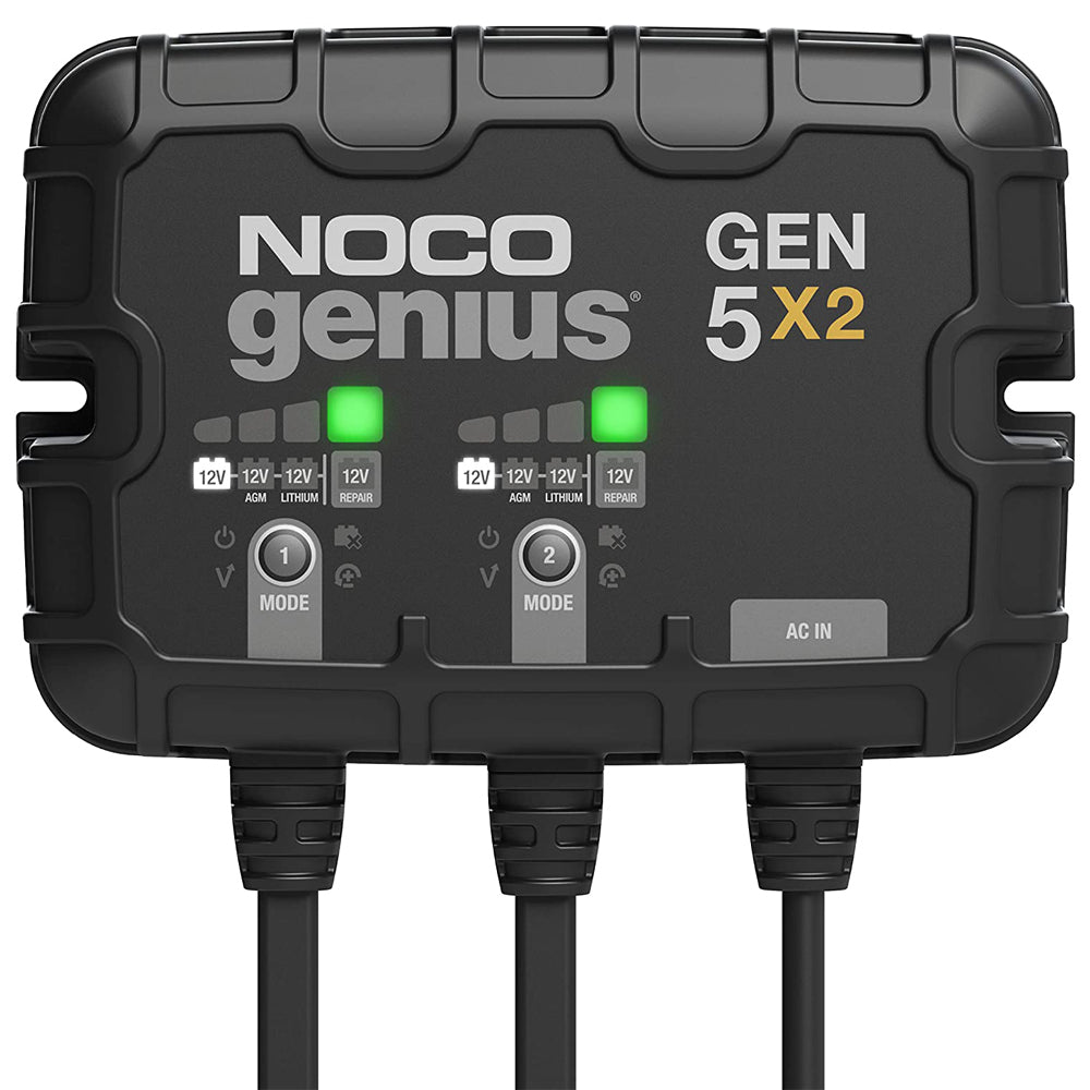NOCO Battery Charger 2-Bank 10 Amp Onboard NOCGEN5X2
