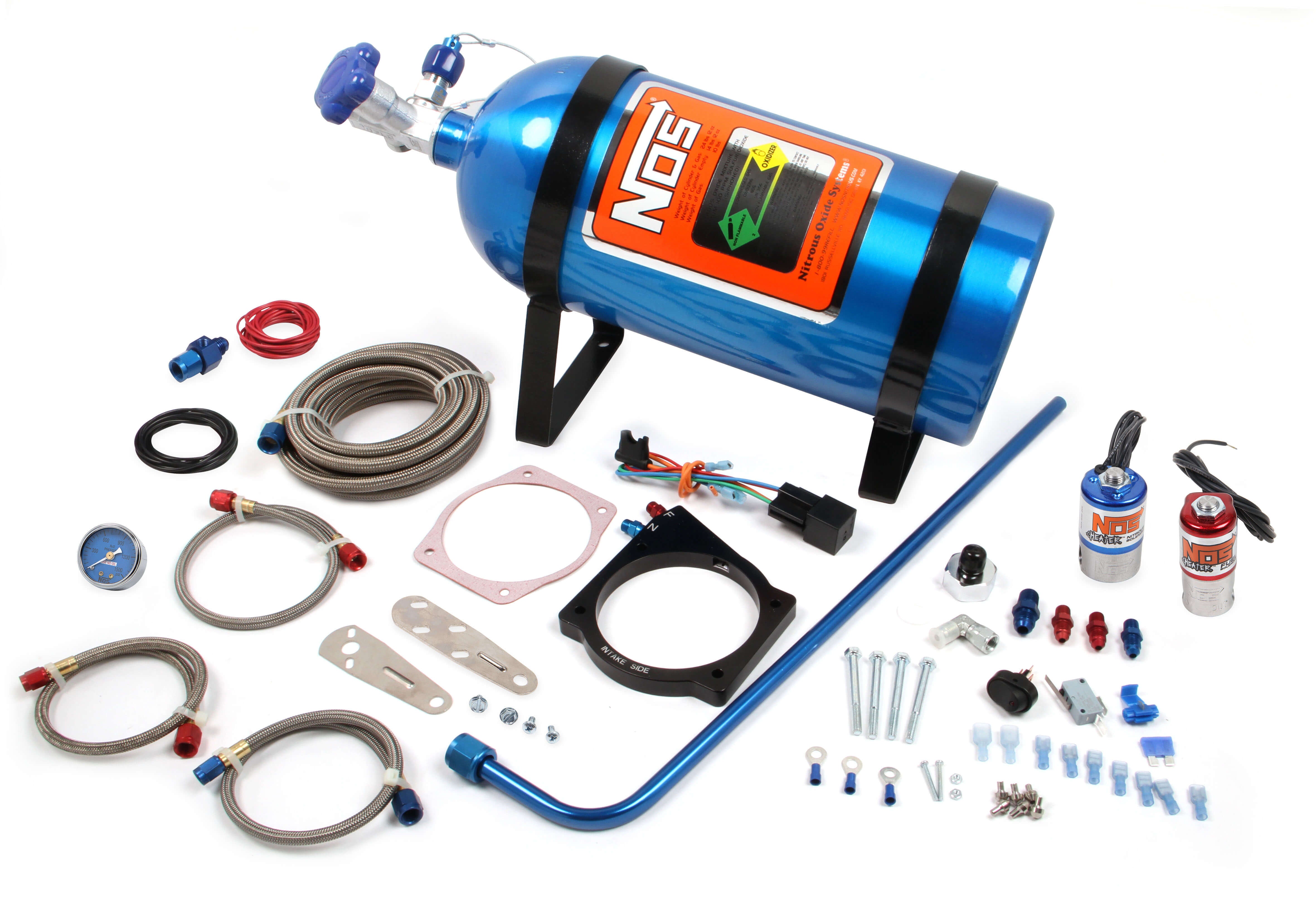 Nitrous Oxide Systems 105MM LS NOS Plate Kit For Cable Throttle Body NOS05162