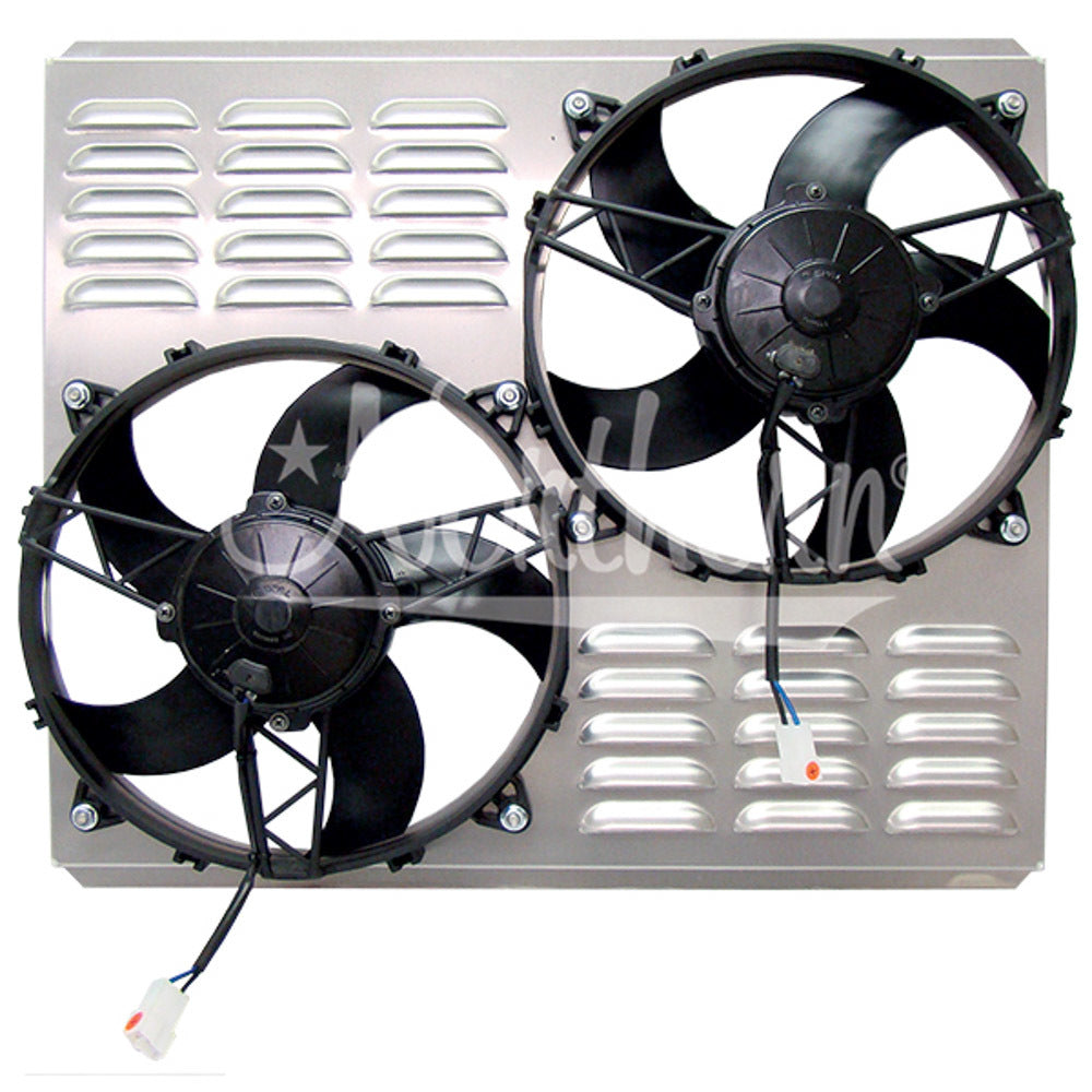 Northern Radiator 11in Dual Fans and Shroud NRAZ40075