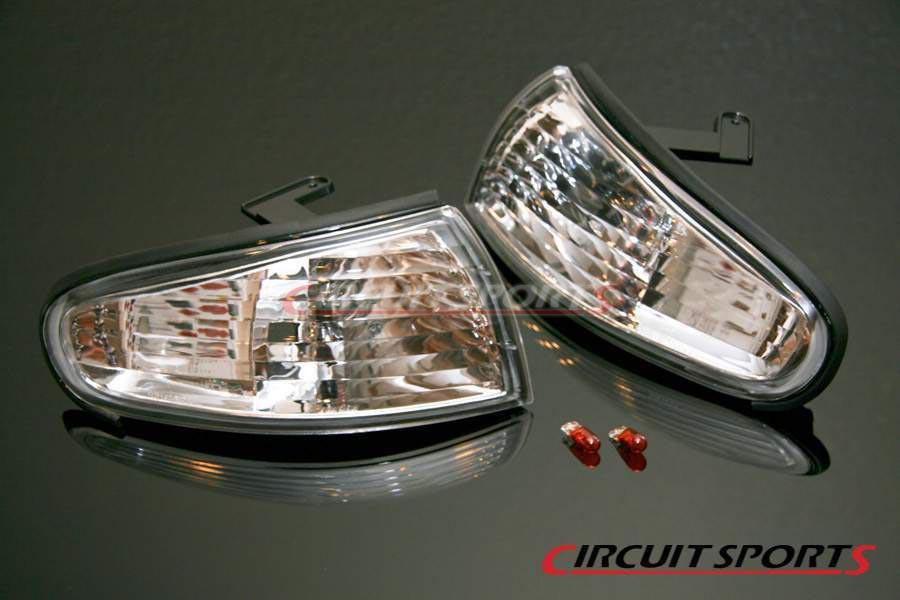 Circuit Sports Front Corner Lights (Clear) - Nissan 240SX/Silvia ('95-96 S14 Zenki)