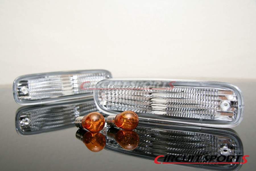 Circuit Sports Front Turn Signals (Clear) - Nissan 240SX/Silvia ('95-96 S14 Zenki, JDM Only)