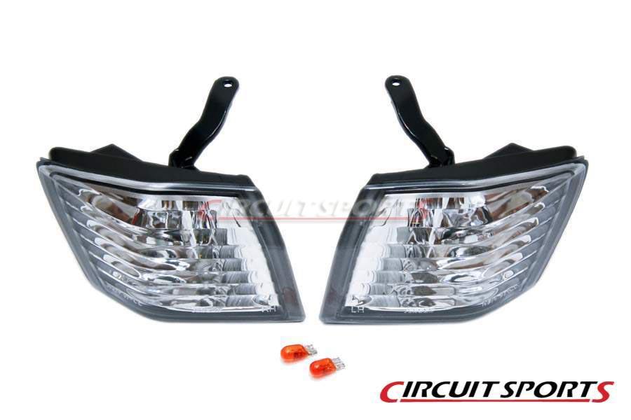 Circuit Sports Front Corner Lights (Clear) - Nissan 240SX/Silvia ('97-98 S14 Kouki)