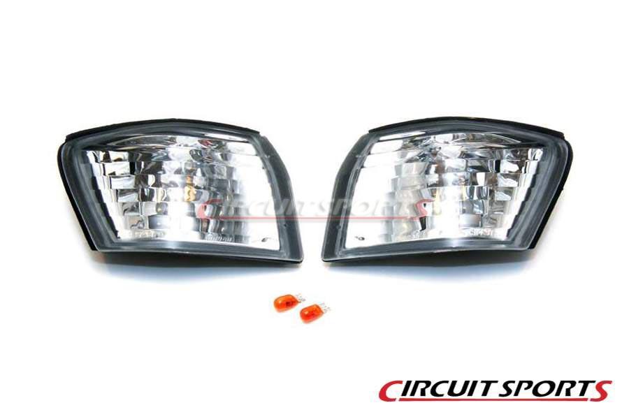 Circuit Sports Front Corner Lights (Clear) - Nissan 240SX/Silvia ('97-98 S14 Kouki)