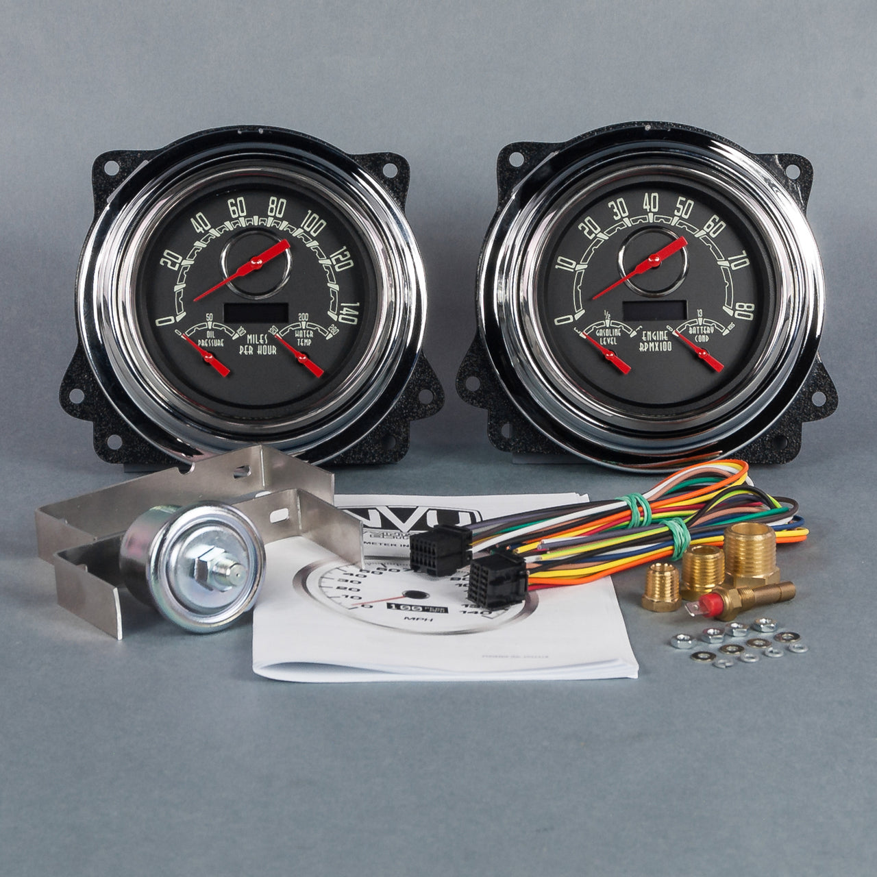New Vintage USA Woodward 2 Ga 3-1 Black 240 Fuel Chev/Gmc Truck NVG47372-01