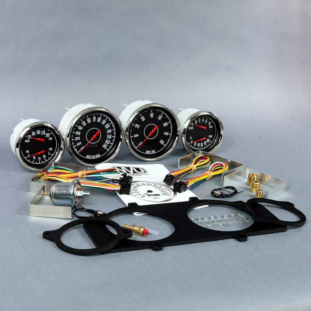 New Vintage USA 67 Series Kit 69-70 Must ang Gauges/Panel/Signals NVG67408-01