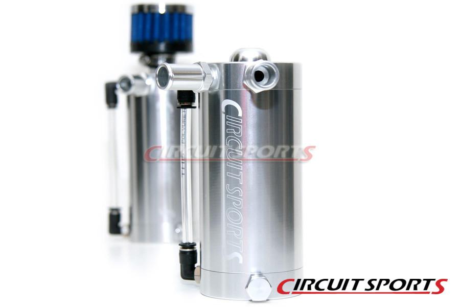 Circuit Sports Oil Catch Can/Tank 250cc with Breather Filter - Universal