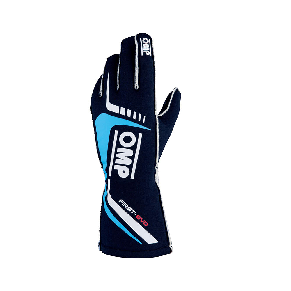 OMP First EVO Gloves Blue Large OMPIB767BCL