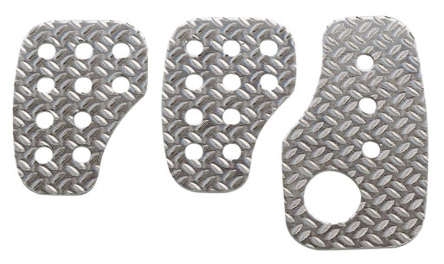 OMP 3 Pedal Set Knurled Aluminium OMPOA1050