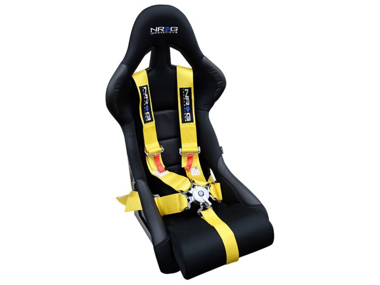 NRG 5 Pt 3inch Seat Belt Harness / Cam Lock- Yellow
