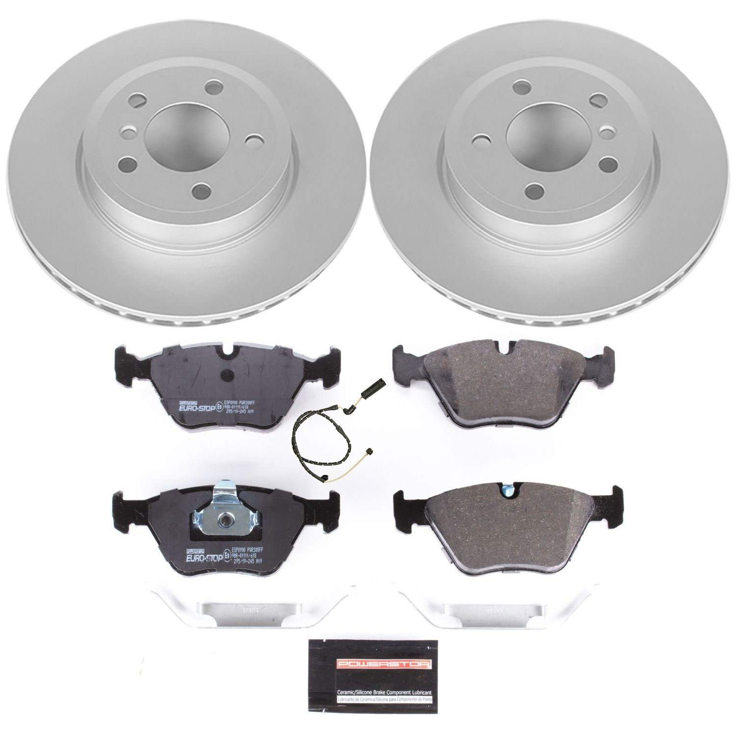Euro-Stop by PowerStop Disc Brake Kit  top view frsport ESK5298