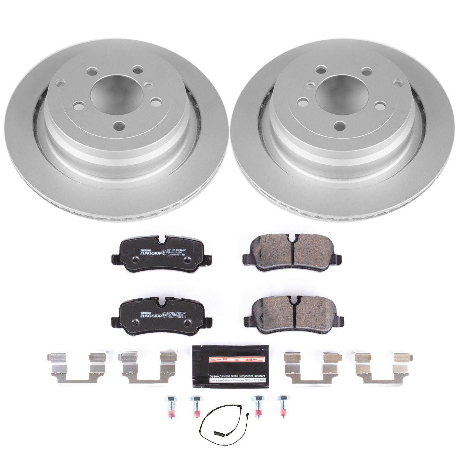 Euro-Stop by PowerStop Disc Brake Kit  top view frsport ESK5624